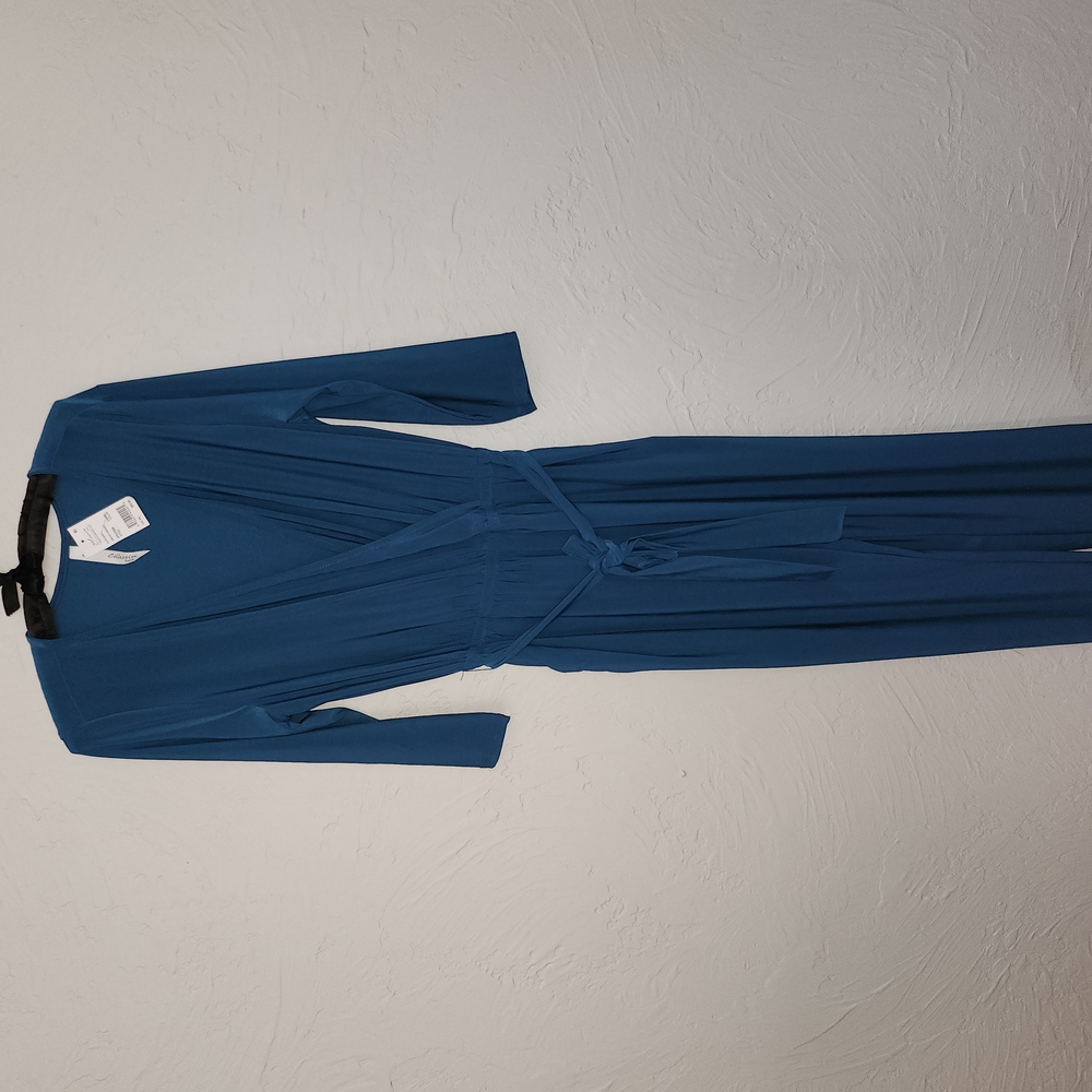 Collection B Teal and Black Dress